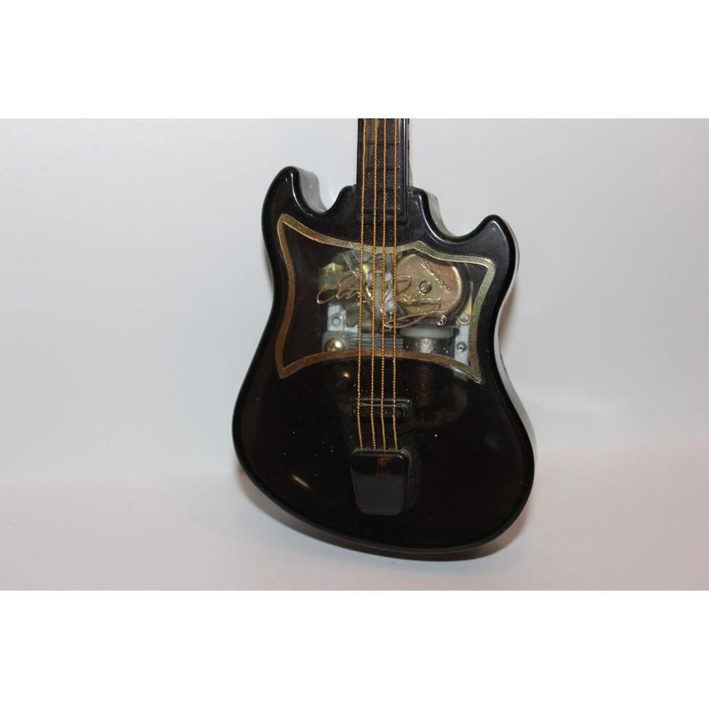 Vintage Elvis Presley Guitar Music Box Sankyo Love Me Tender Hong Kong - Picture 5 of 6